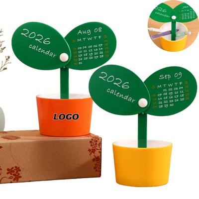 2026 Creative Multi-Function Desktop Pen Holder Calendar