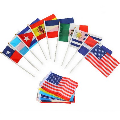 2026 World Cup Fan Hand Waving Flag