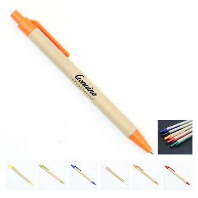 Eco-friendly Paper Barrel Ballpoint Pen