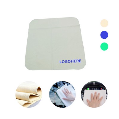 Personalized Sheepskin Car & Bar Chamois Cloth