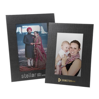 Dual Easel Back Photo Frame - Black for 4"x6" Photo