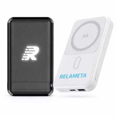 10,000mAh Power Bank with Magnetic Wireless Charging