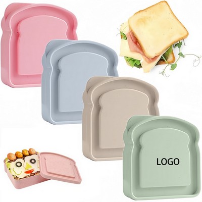 Eco Wheat Straw Sandwich Toast Lunch Box