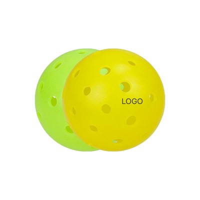 Professional 40-Hole Outdoor Pickleballs Rotomolded One-Piece Construction Ultra-Durable High