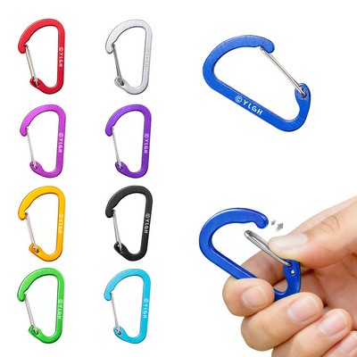 D-shaped Flat Carabiner