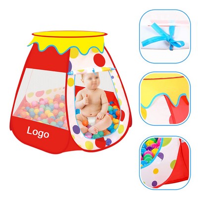 Pop Up Play Tent For Toddler Kids Baby Girl Ball Pit