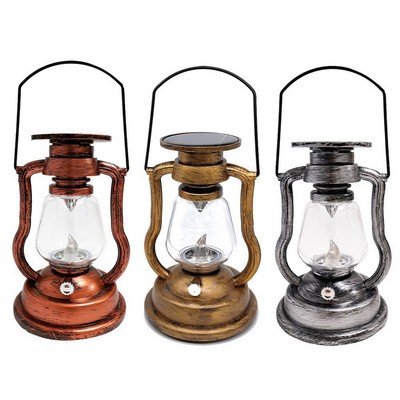 USB Rechargeable &amp; Solar Powered LED Camping Lantern