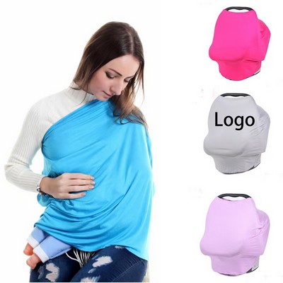 Adjustable See-Through Nursing Cover & Multi-Purpose Infant Shield