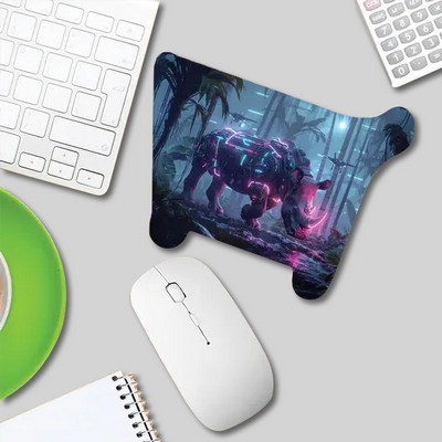 Custom Shape Die Cut Mouse Pads - 6"