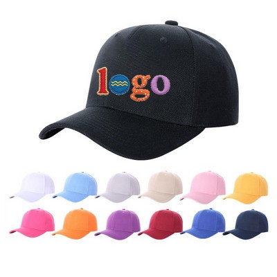 Adjustable 6 Panel Sandwich Caps w/ Metal Tuck in Buckle