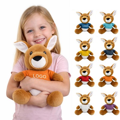 Kangaroo Plush Toy with Vest