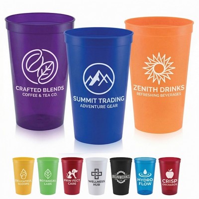 Custom Logo Cold Beverage Stadium Cup