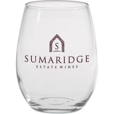 9 Oz. Stemless White Wine Glass