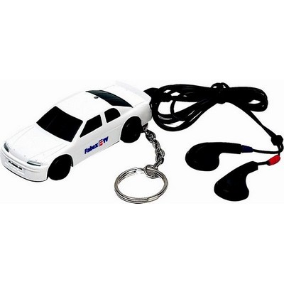 Indy Style F1 Style FM Scan Radio Keychain
