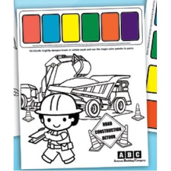 8.5" x 11"Custom Watercolor Paint Sheet Medium