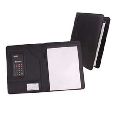 Leatherette Memo Holder W/Calculator