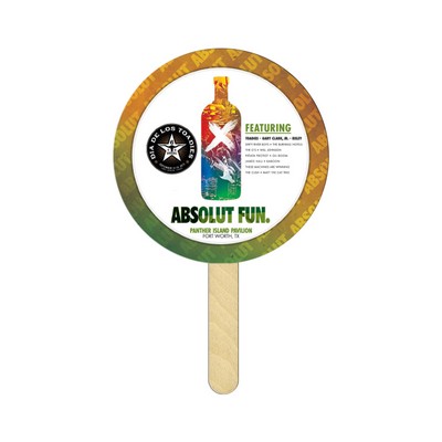 Round Stock Shape Mini Fan