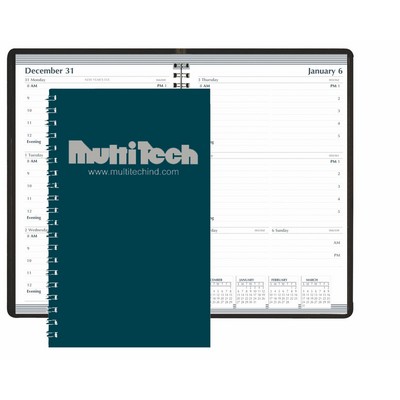 Custom Full-Color Weekly Planner w/2-Piece Cover