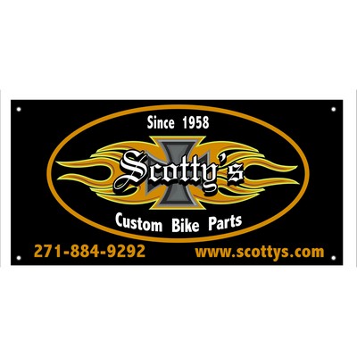 Banner - 13 Oz. Economy Vinyl Sign (3'x6'). Full Color, No Minimum!