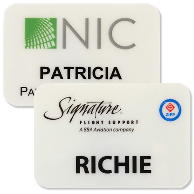 Ares Plastic Name Badge (2"x3")