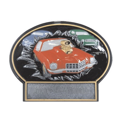 7.25" Muscle Car Burst Thru Resin Award