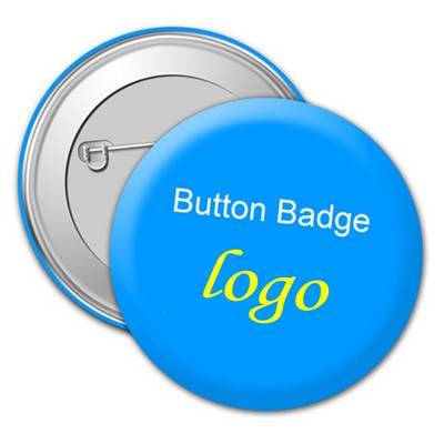 1 1/4" Round Shaped Tin Button