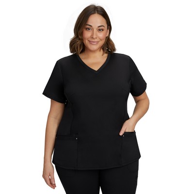 Healing Hands - HH Purple Label - Women's 2-Pocket Juliet Stylish V-Neck Top