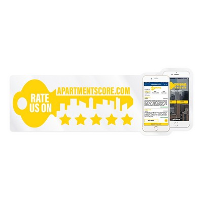 HD Resolution Sticker | Custom | Die Cut Shape | Clear Static Vinyl | Static Face | 6 - 10 Sq In