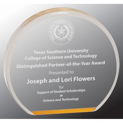 5 1/2" Gold Acrylic Circle