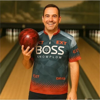 Multisport 1/4 Zip Athletic Shirt w/Full Color Imprint