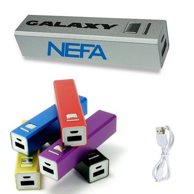 Aluminum Portable Power Bank 2200mah
