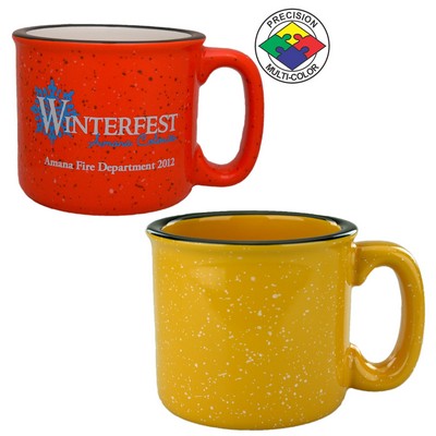 15 Oz. Golden Yellow Campfire Mug - Dishwasher Safe - Precision Spot Color