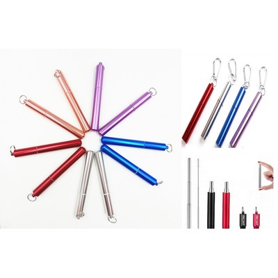 Collapsible Stainless Steel Drinking Straws