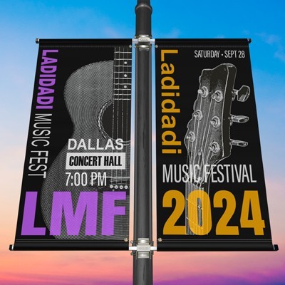 Avenue Banners 3ft x 7ft Double Sided Print