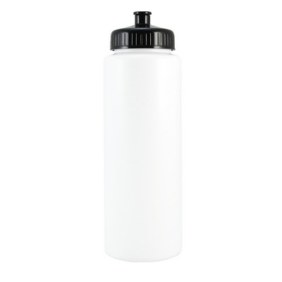 32 Oz. White Sports Bottle