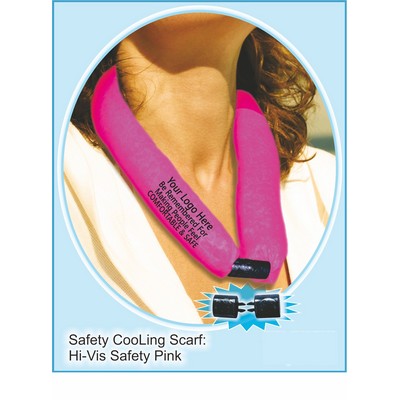 Hi-Vis Safety Pink CooLooP Active Water Scarf