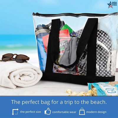 ClearView DailyMate XL Heavy-Duty Clear Tote
