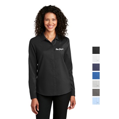 Port Authority Women's Long Sleeve Performance Staff Shirt