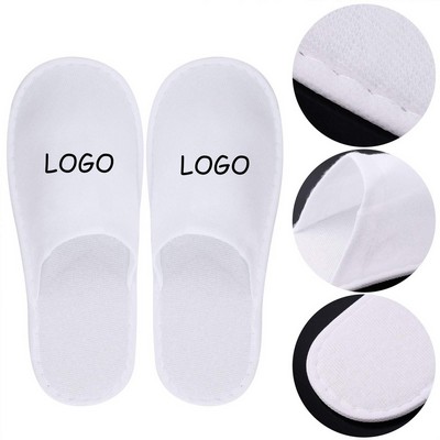 Premium Hotel & Spa Disposable Non-Slip Guest Slippers (Closed Toe)