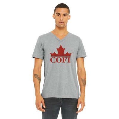 BELLA+CANVAS® Unisex Triblend Short Sleeve V-Neck Tee