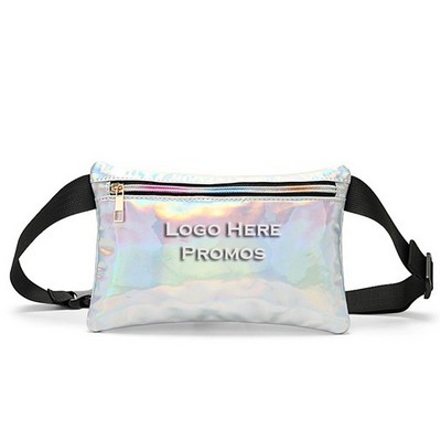 Adjustable Holographic Waist Fanny Pack