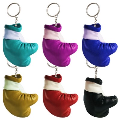 PVC Boxing Gloves Keychain