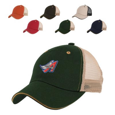 Cotton Mesh Back Cap