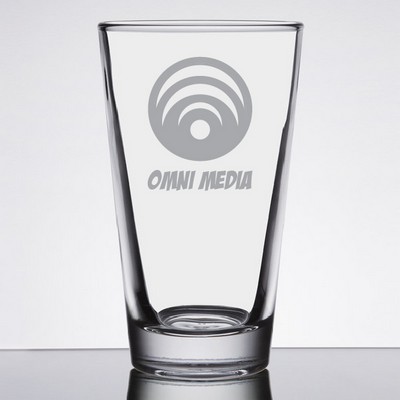 Deep Etched or Laser Engraved Libbey® Restaurant Basics 14 oz. Rim Tempered Mixing Glass