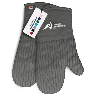 Heat-Resistant Oven Mitts - Set of 2 Silicone Kitchen Oven Mitt Gloves,