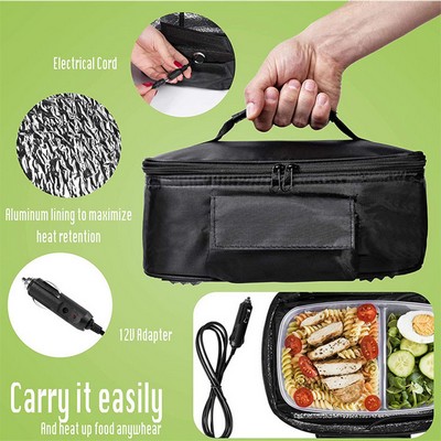 11.42"x8.27"x4.34" 12V/110W Portable Car Food Warmer/Mini Microwave