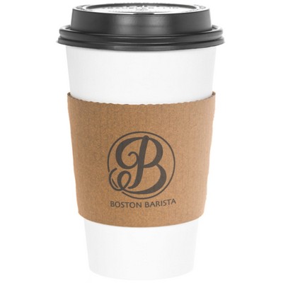 Custom Traditional Natural Kraft Cup Sleeves