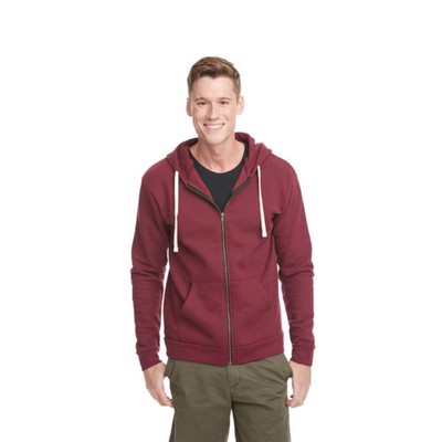 Next Level Unisex Full-Zip Hooded Sweatshirt