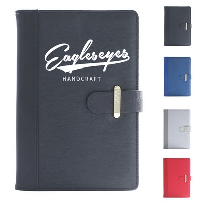 A5 Lined Leather Journal Notebook