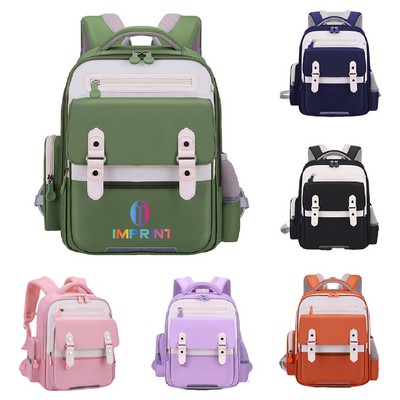 11.8" X 14.5" Children's Schoolbag with Reflective Strips